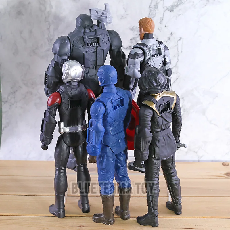 Marvel Мстители финал Железный человек Капитан квантовый боевой костюм Халк Черная