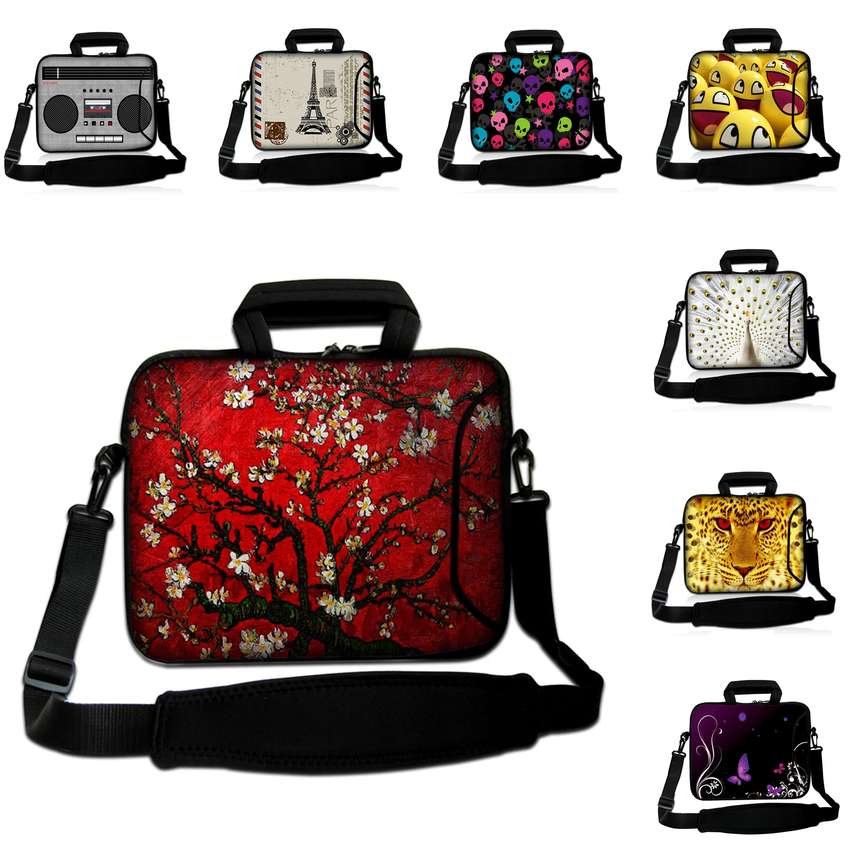 

Universal Tablet 10" Cover For Samsung Galaxy Tab 4 10.1 Case Casual Computer 17 Inch Bag Soft Messenger Laptop Bag 14"12"13"15"