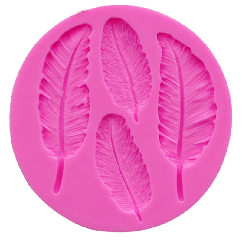 Feathers silicon mold 1-4