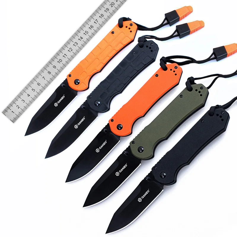 

Ganzo Firebird G7453 Original Utility Folding Knife 440C Blade G10 Handle Hunting Tactical Military Multitool EDC knives G7453P