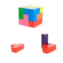 Новые творческие Magic Cube формы восковые мелки многофункциональный 7 цветов мелки для детей младенцев рисунок Intelligence игрушки