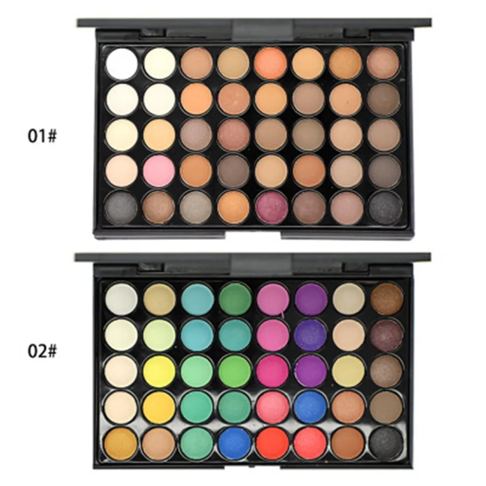 

40 Colors Eyeshadow Palette Makeup Waterproof Smoky Pearl Matte Shimmer Eye Shadow Sets Professional Eyeshadow Glitter Luxury