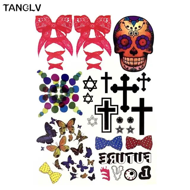 Henna Tatuagem Taty Body Art Temporary Tattoo Stickers Frog Prince