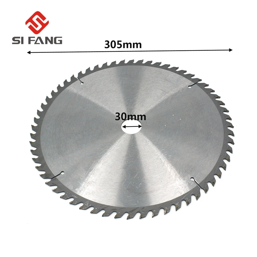 SI FANG 305 мм (12 дюймов) 60 зуб режущие диски диаметр 30 карбида резка диски резка инструмент для сталь алюминиевая древесина пластик