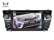 4 UI intereface gps kombiniert in EINEM system AUTO DVD-PLAYER FÜR Toyota COROLLA 2014 2015 BLUETOOTH GPS radio navigation kostenloser karte SWC