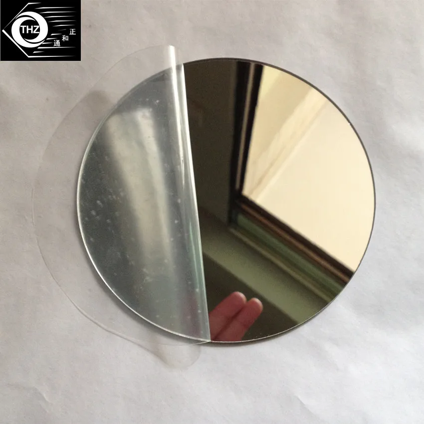 

25pcs Diam 400x1mm Acrylic Mirrors Round Plastic PMMA Pier Glass Hotel Decorative Lens Not Easy To Broken