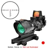 Trijicon ACOG 4X32 fibre optique réelle point rouge éclairé Chevron verre gravé réticule tactique optique portée chasse optique vue ► Photo 2/6