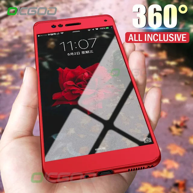 360 Full Cover Protective Cases For Huawei P20 P9 lite P10 Plus Phone Case For Huawei P20 Pro Mate 10 Pro lite 9 Case With Glass