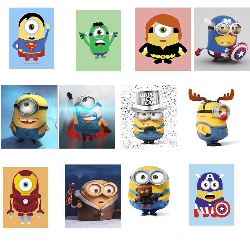 

DIY Diamond Painting Cross Stitch Cartoon Minion Needlework Home Decor Full Rhinestone Mosaic Embroidery Despicable Me