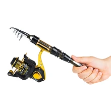 Mini Superhard Portable Telescopic Carbon Fiber Fishing Rods Spinning Fishing Hand Boat Ice Fly Lure Tackles Sea Rod Ocean Poles