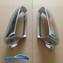 Kibowear для Audi A3 S3 8P A4 B7 B6 A6 S6 4F C6 боковое зеркало крышки Чехлы S3 S4 S6 A3 Sportback серебристый матовый хром 2002 2004 2008