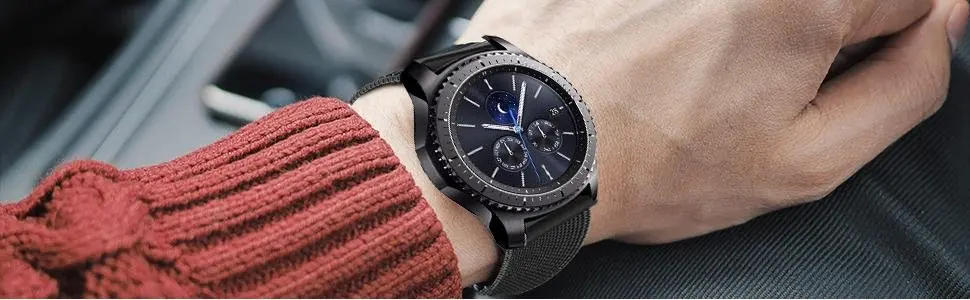 20 мм 22 мм 18 мм samsung Galaxy Watch Band 42 46 мм ремешки петля Миланский ремешок из нержавеющей стали Active2 40 44 gear S3 14 16 18 24 мм