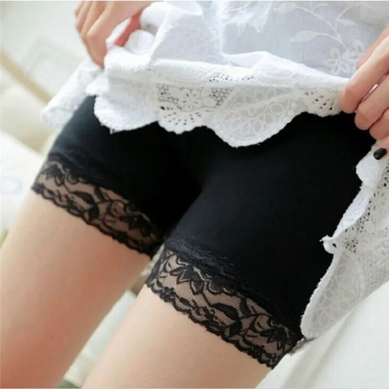 

1 pc Comfortable Safety Short Pants New Summer Seamless Shorts Under Skirt Lace Underwears Modal Boxers Safety shorts Women