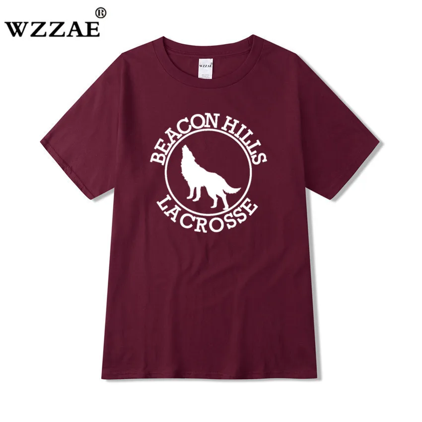 

Summer Men Women Wolf T-shirt Stiles Stilinski 24 Tshirt BEACON HILLS LACROSSE Tops Tee Shirts TeenWolf Fashion Unisex Tee