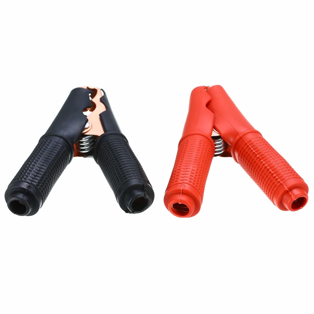 2pcs 100A Alligator Clamp Crocodile Booster Clip Red Black For Car Vehicle Battery Charger|alligator clamp|crocodile clipalligator crocodile clip |