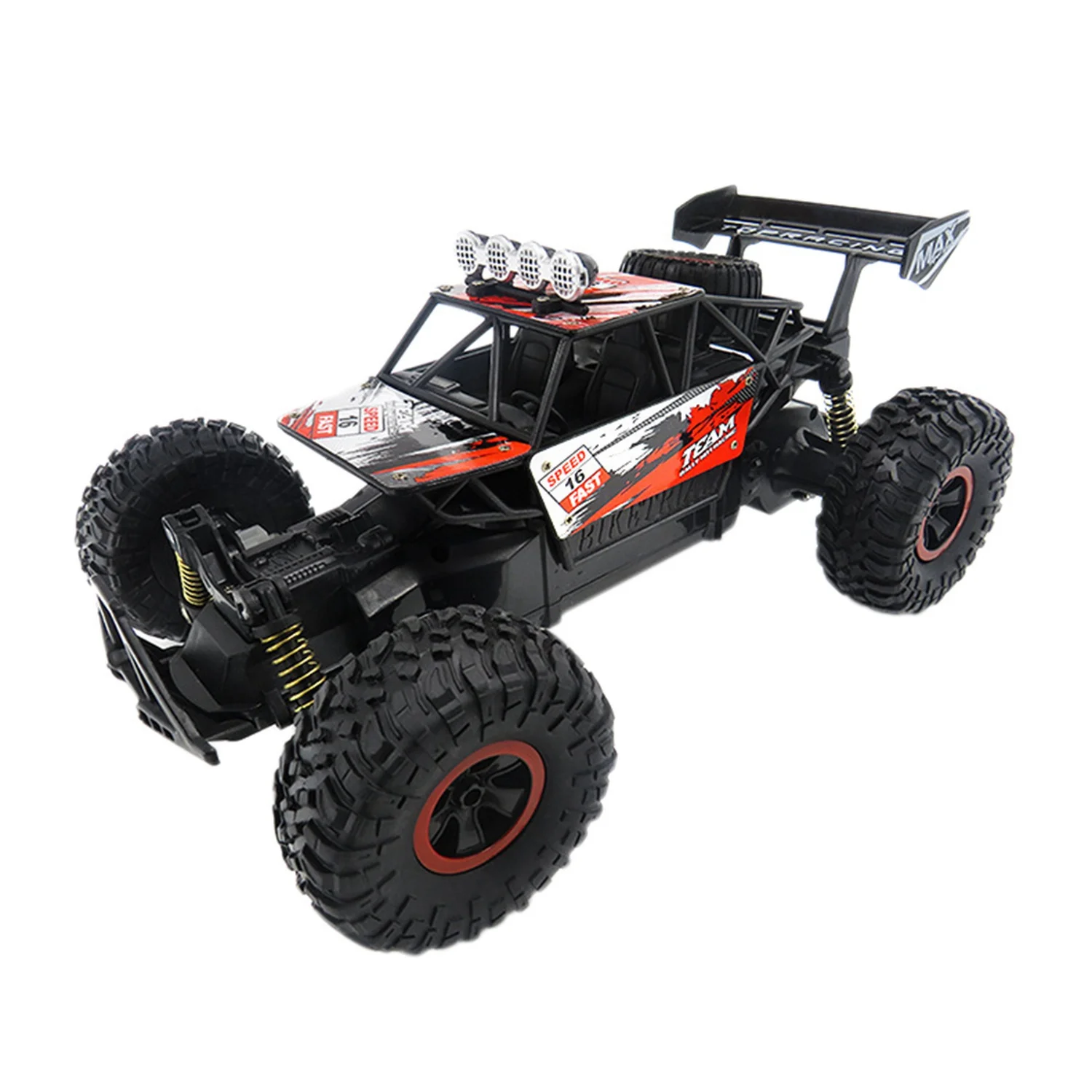 Flytec 1:18 конкурентоспособный высокоскоростной внедорожный пульт дистанционного управления автомобиля - Цвет: Red