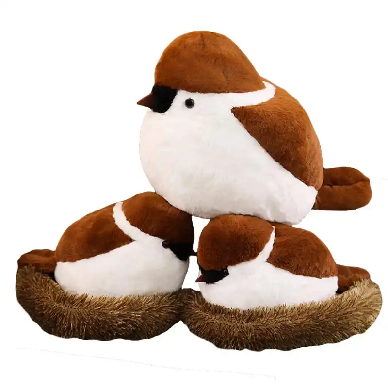 fluffy bird toy