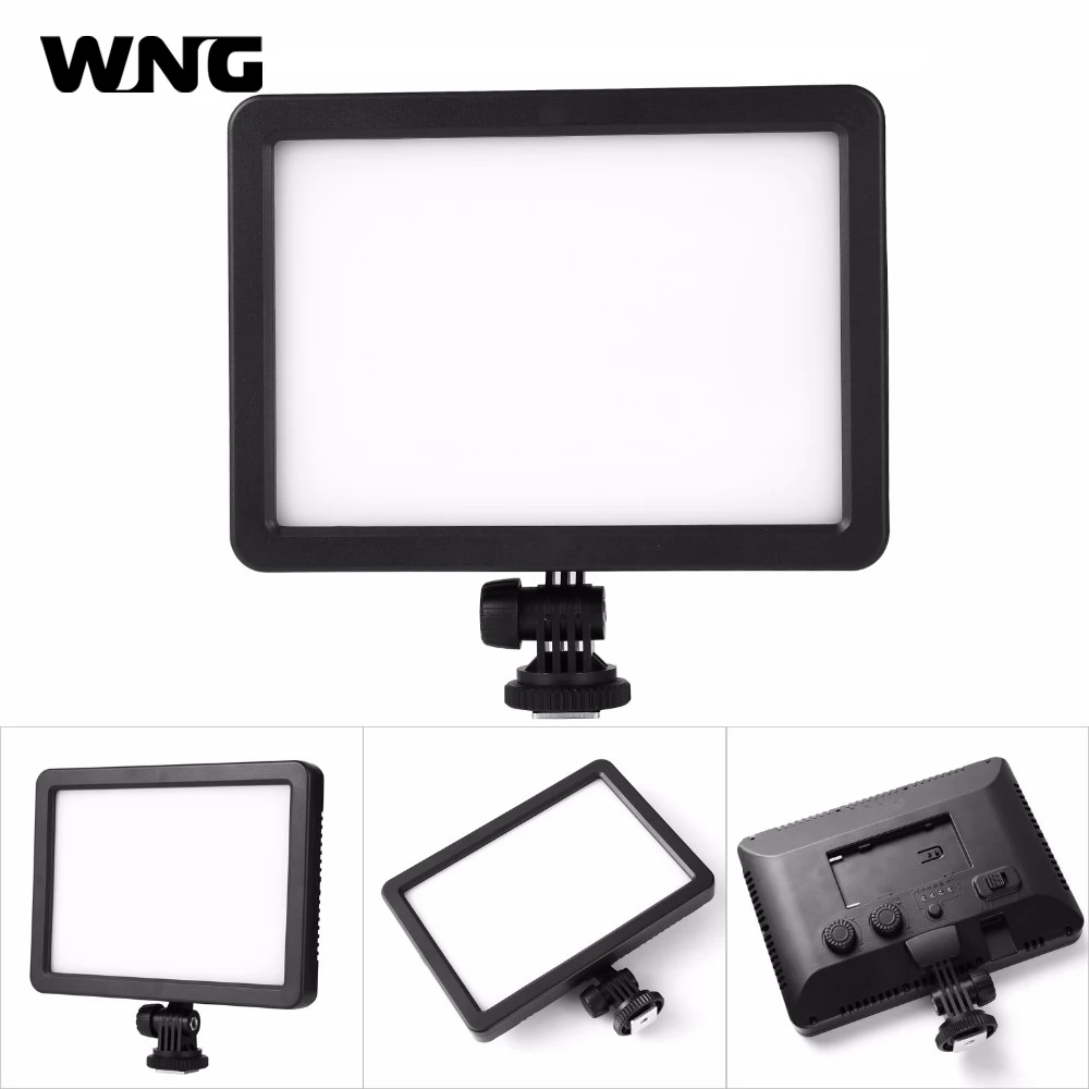 128 Led Video Oncamera Light Bicolor Photographic Lighting For Canon