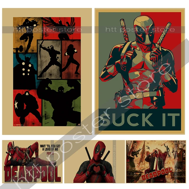 posters deadpool deadpool marvel superhero meng cheap decorative