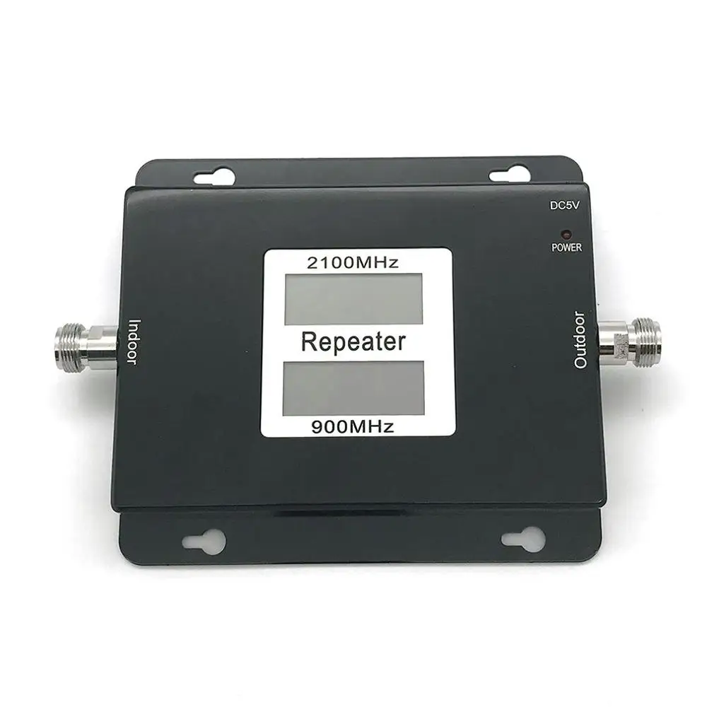 

Dual Band GSM/WCDMA 900/2100mhz Cell Phone Signal Booster 3G Repeater Amplifier External Outdoor Repeater