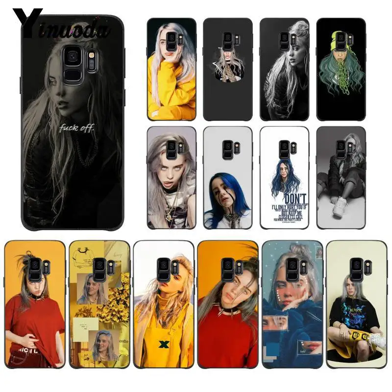 

Yinuoda Billie Eilish Hot Music Singer Star TPU Soft Phone Case Cover for Samsung Galaxy S8 S7 edge S6 edge plus S5 S9 Pluscase