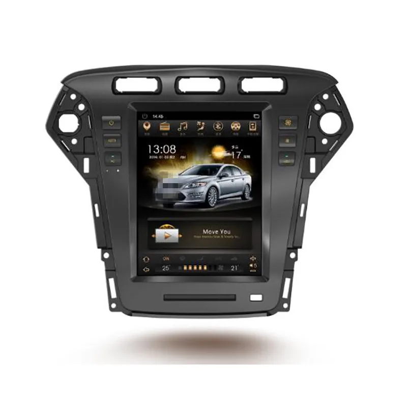 CHOGATH 10,4 ''android 7,1 Tesla de pantalla Vertical 2 + 32G Radio de coche GPS Multimedia estéreo para Ford Mondeo/ fusión de 2011 de 2012 a 2013