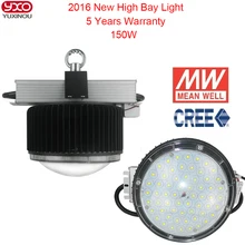 Cree dimmable 150 Вт led high bay light Meanwell драйвер заменить 500 Вт натрия высокого давления лампы 150 Вт led промышленная лампа