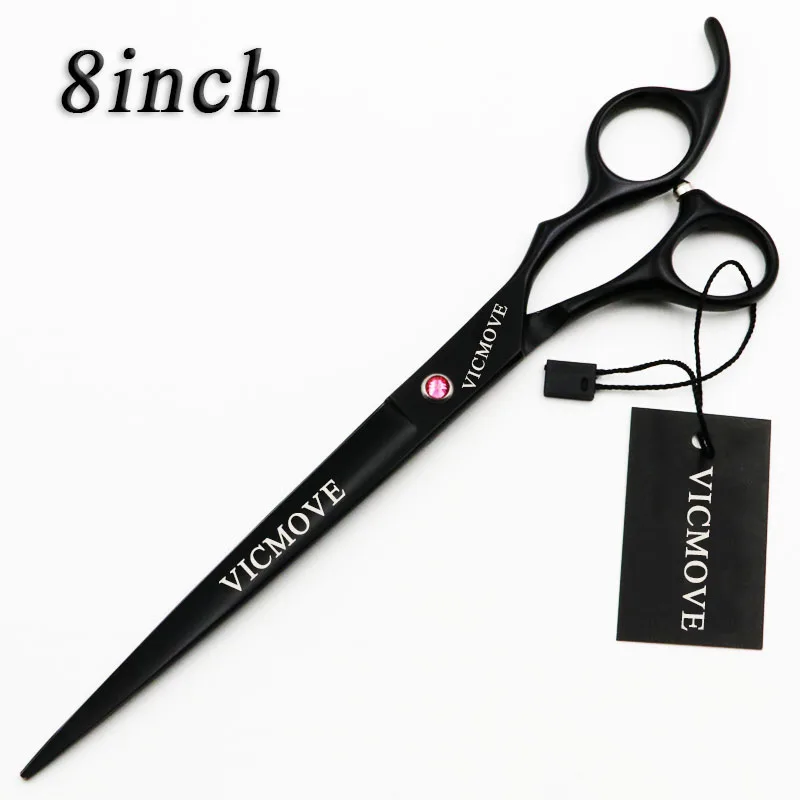 

Kasho 8 Inch Cutting Scissors Professional Shears hair Black Hairdressing Barber Pet Scissors Human & Dogs & Cats