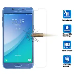 9 H HD закаленное стекло es для Samsung Galaxy C5 Pro стекло Жесткий закаленное стекло Защита экрана Ультра Прозрачный устойчивый к царапинам