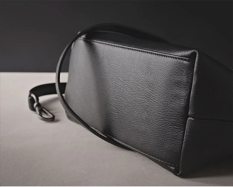 Женская сумка из натуральной кожи, деловой портфель, модная черная сумка через плечо, женские сумки с верхней ручкой, Bolsa Feminina
