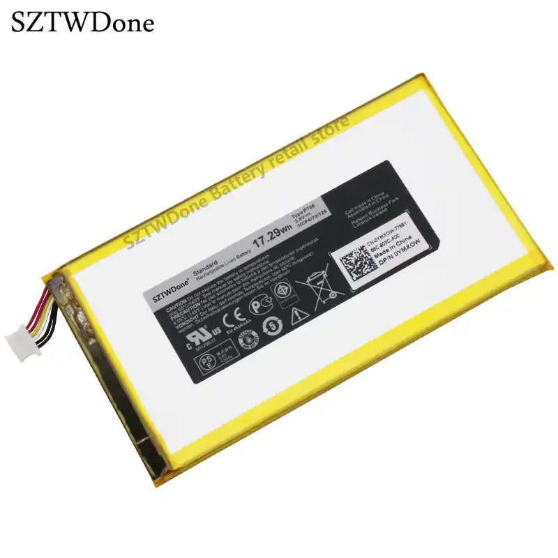 P706t New Original Tablet Battery For Dell Venue 7 3730 Venue 8 30 T02d T01c T02d002 T02d001 0cjp38 02pdjw 3 7v 15 17wh Laptop Batteries Aliexpress