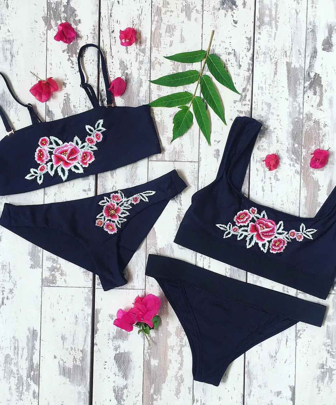 2017 Bikini Sexy Beach Swimwear Suits Ladies Swimsuit For Women Two Sets Bathing H647 |