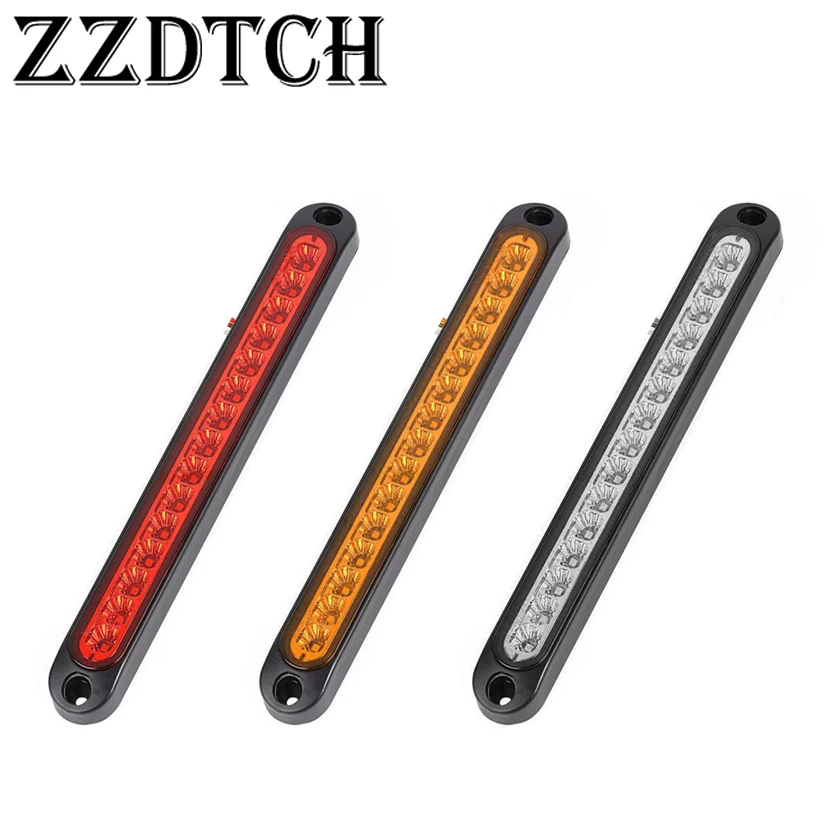 ZZDTCH 2 шт 10-30 в 15 светодиодные задние фары грузовика, используемые для BENZ VOLVO SCANIA MAN RENAULT IVECO, задние фары автобуса