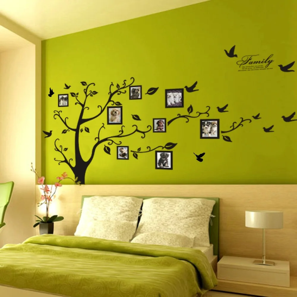 

fancy photo frame family tree home decor pretty decor removable wall art vinyl stickers