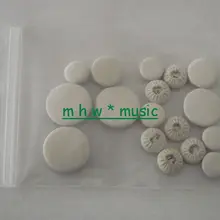 Расширенный 1 комплект из натуральной кожи Bb кларнет колодки: 17 шт