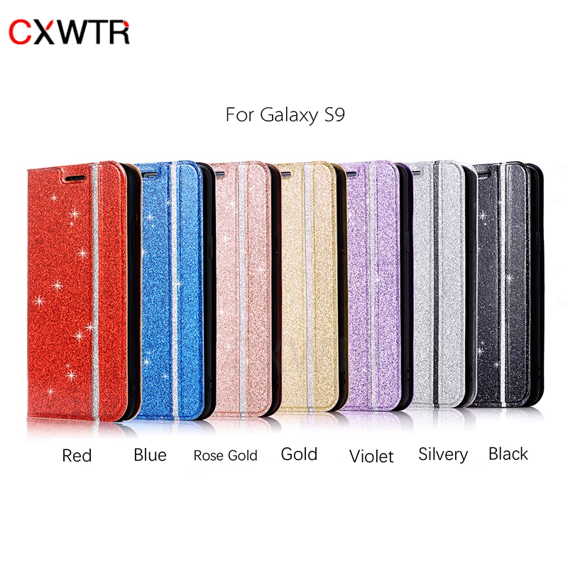 

Luxury Slim Book Leather+TPU Wallet Flip Phone Case For Samsung galaxy S9 S8 Note 9 Cover Case For Samsung S8 Plus S9 Case