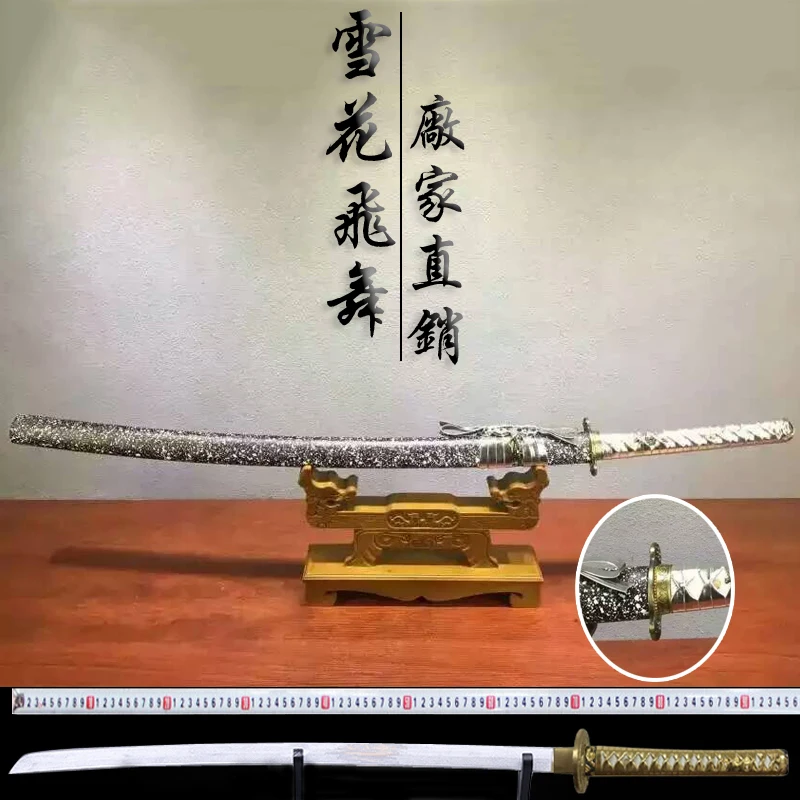Горячие продаем Ручной Работы Японских Самураев Katana Espadas Меч Sharp Нож Дома