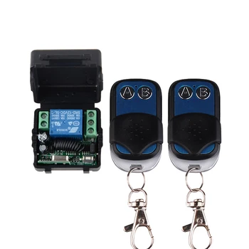 

12V 1CH Wireless Remote Control Switch System Transmitter Receiver Mini size 315/433MHZ Access Door Control System