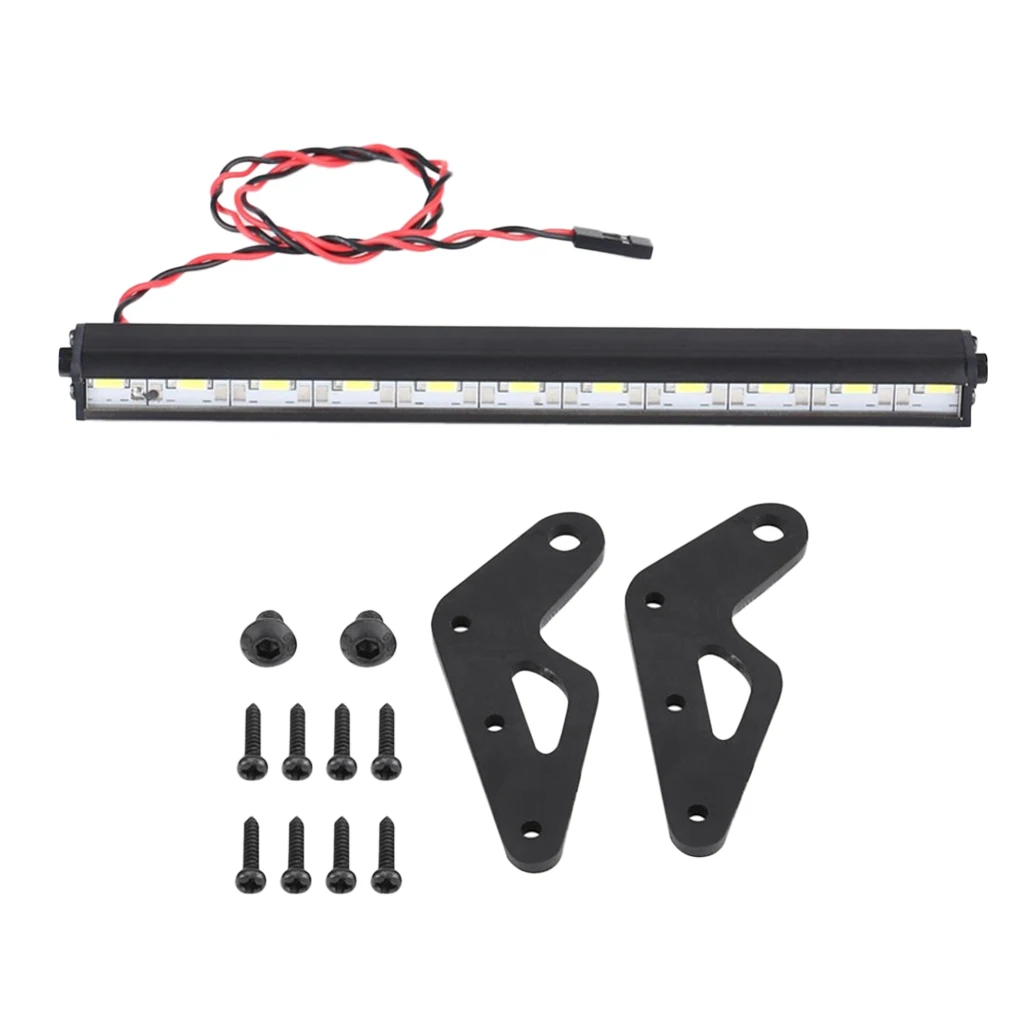 RC Car Roof LED Light Bar 11 LED Light Bar Bright Lamp RC Accessories for 1/10 RC Crawler Truck Remote Control Parts