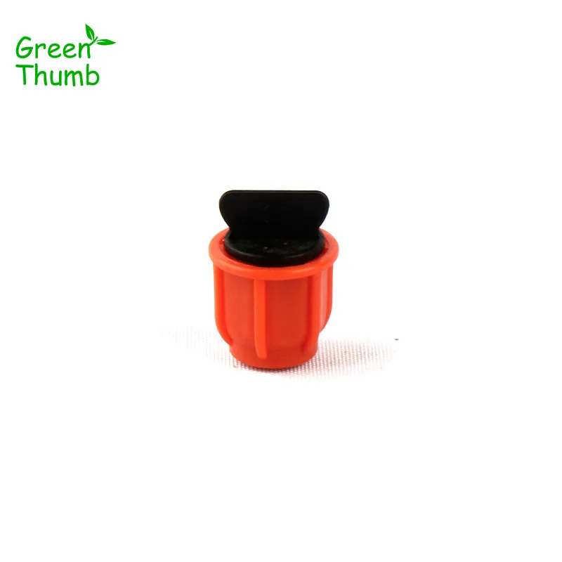 50pcs 8/11mm Garden Hose End Cap More Fixed Orange Thread Locked Hose