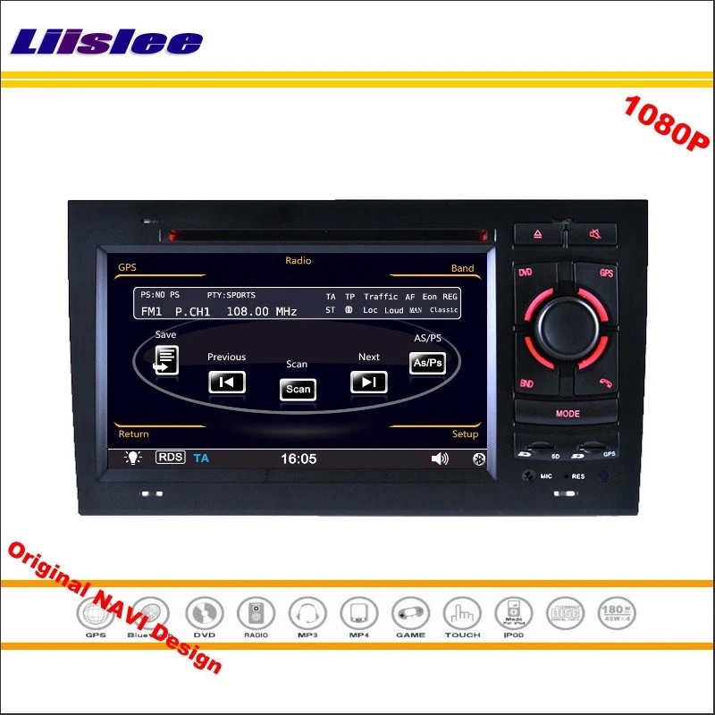 Top Liislee For SEAT Exeo 2008~2013 Car Stereo Radio CD DVD Player GPS NAVI Navigation 1080P HD Screen System (Original NAVI Design) 5