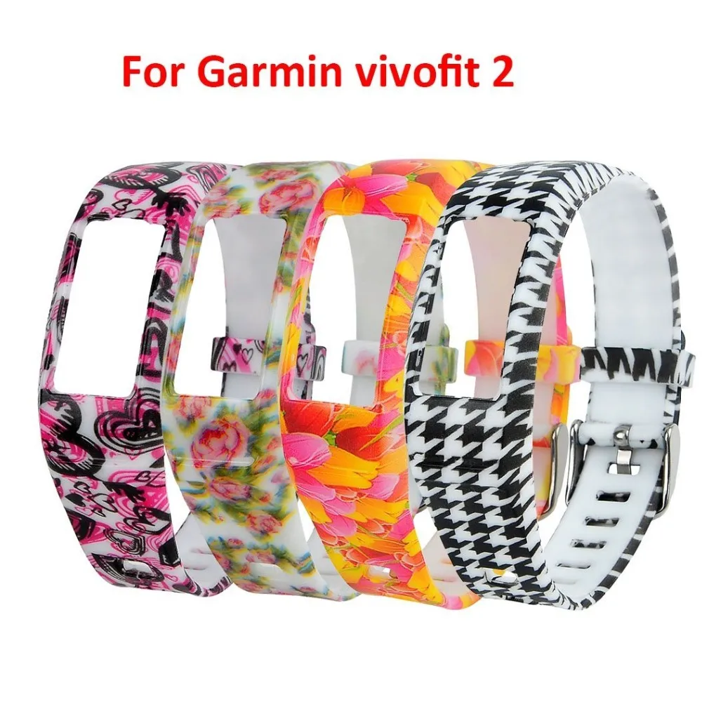 JM2GJHS) 7 шт./лот PY-0I20 мягкий силиконовый сменный Браслет для Garmin Vivofit 2, Garmin Vivofit 2 фитнес-браслет