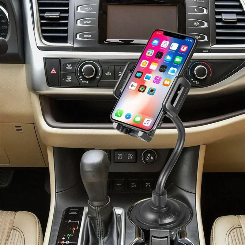 Новинка, 1 шт., Универсальное автомобильное крепление, регулируемый держатель для чашки, держатель для iPhone, samsung, huawei, Xiaomi, сотовые телефоны