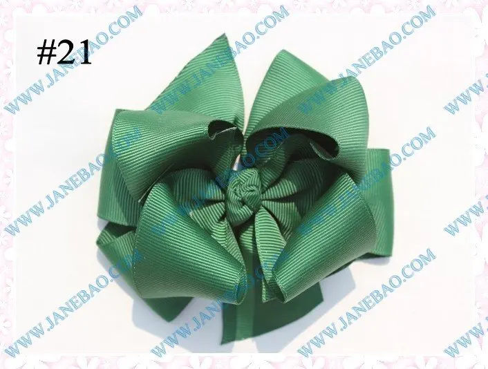 

free shipping 310pcs 4.5'' fashion newest big layered hair bows popular girl hair bow clips