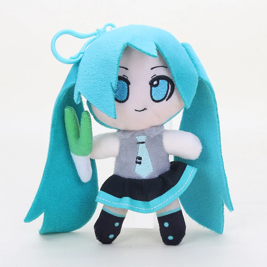 

20pcs/lot 16cm Japanese anime Hatsune Miku VOCALOID series snow Hatsune Miku Plush Toy Stuffed Soft Dolls children gift