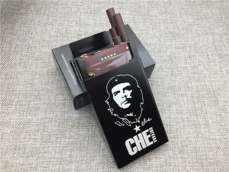 LF017 персонализированные Che Guevara сувениры алюминиевый сплав сигареты чехол Лазерная резная Guevara не выцветает коробки для сигарет