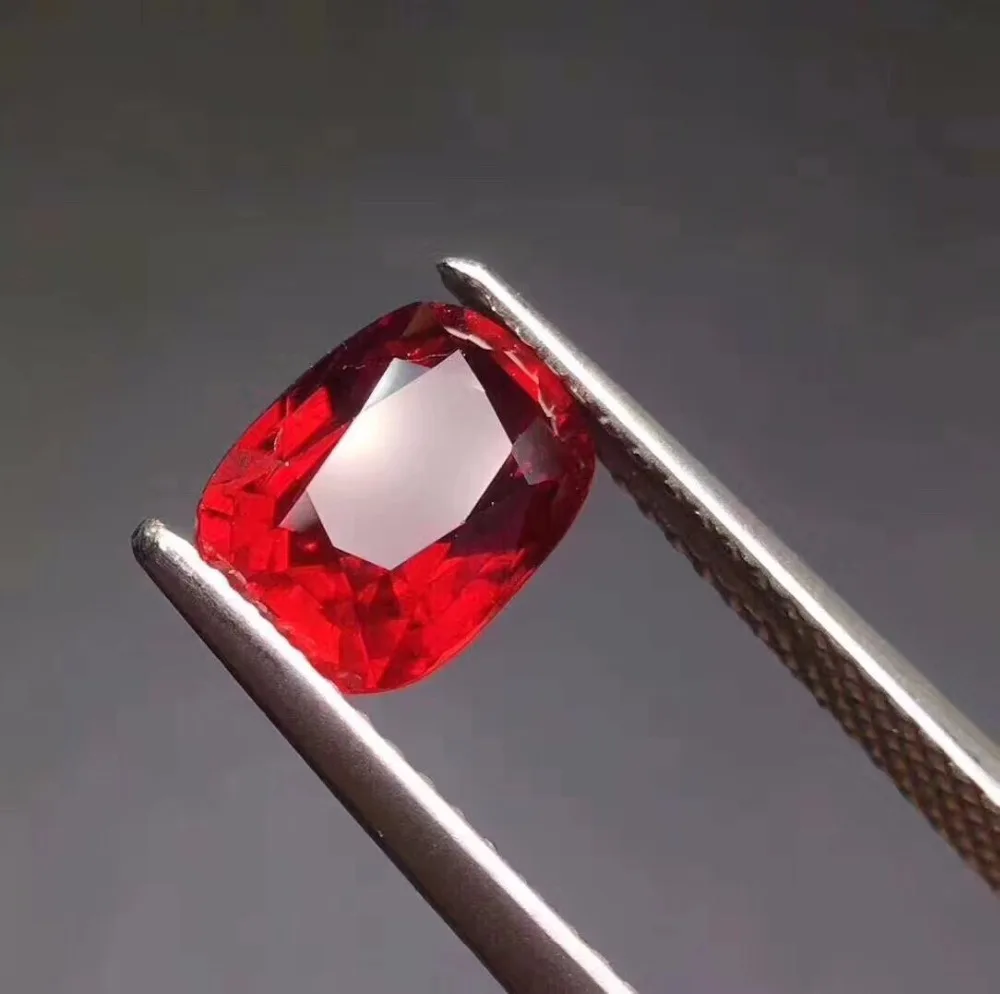 

GRS Certificated VS 2.05ct Unheat Faceted Natural red Ruby Pigeon Blood Red Loose Gemstones Rubi Loose Stones