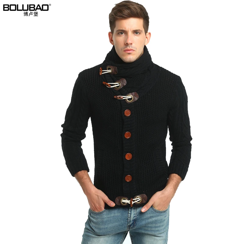 Bolubao Новый Для мужчин свитер модная брендовая одежда Зимний Толстая водолазка Для мужчин S Новогодние товары Свитеры для женщин пальто