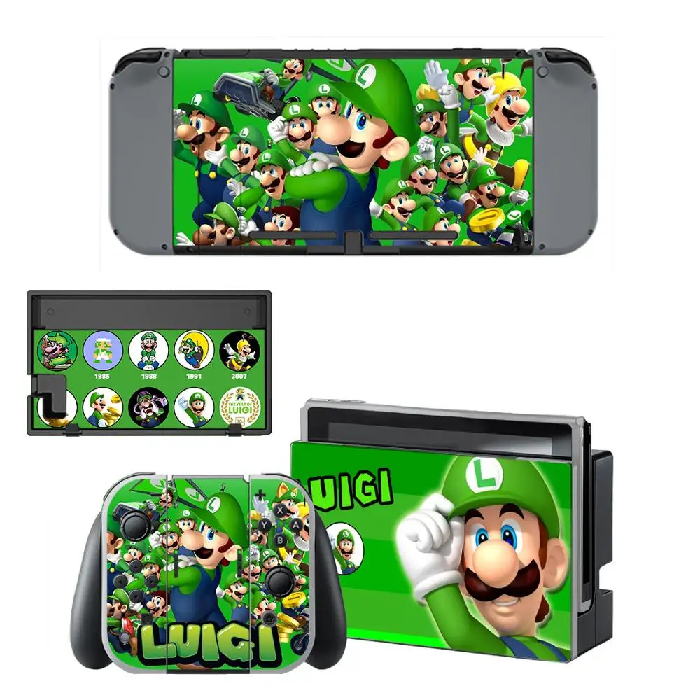 

Nintendoswitch Stickers Nintend Switch sticker Mario Switch Skin Compatible with Nintendoswitch console,Joy-Con, Controller