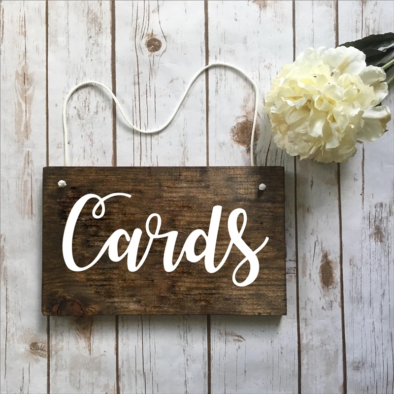 

Wedding Party Decor Decals Reception Ceremony Wedding Signs Removable Waterproof Cards Box Sticker For Reserved Table Board